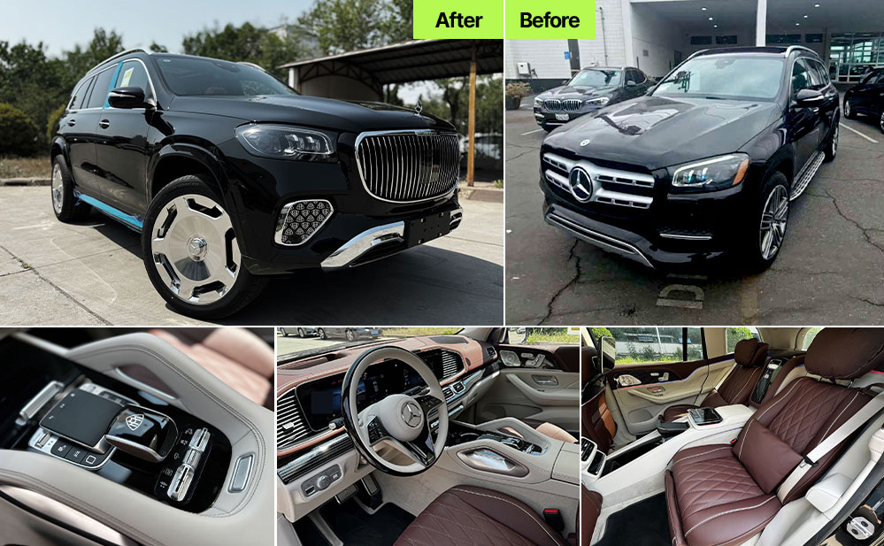 벤츠 GLS마이바흐 신형 컨버전 Before & After